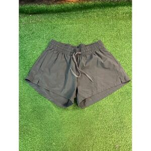 Kanu Surf Womens Gray Athletic Running Shorts Workout Elastic Waist Activewear 6